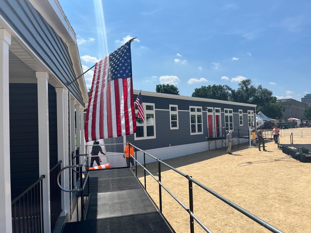 Manufactured homes produced by Cavco demonstrate newly-permitted duplex models.