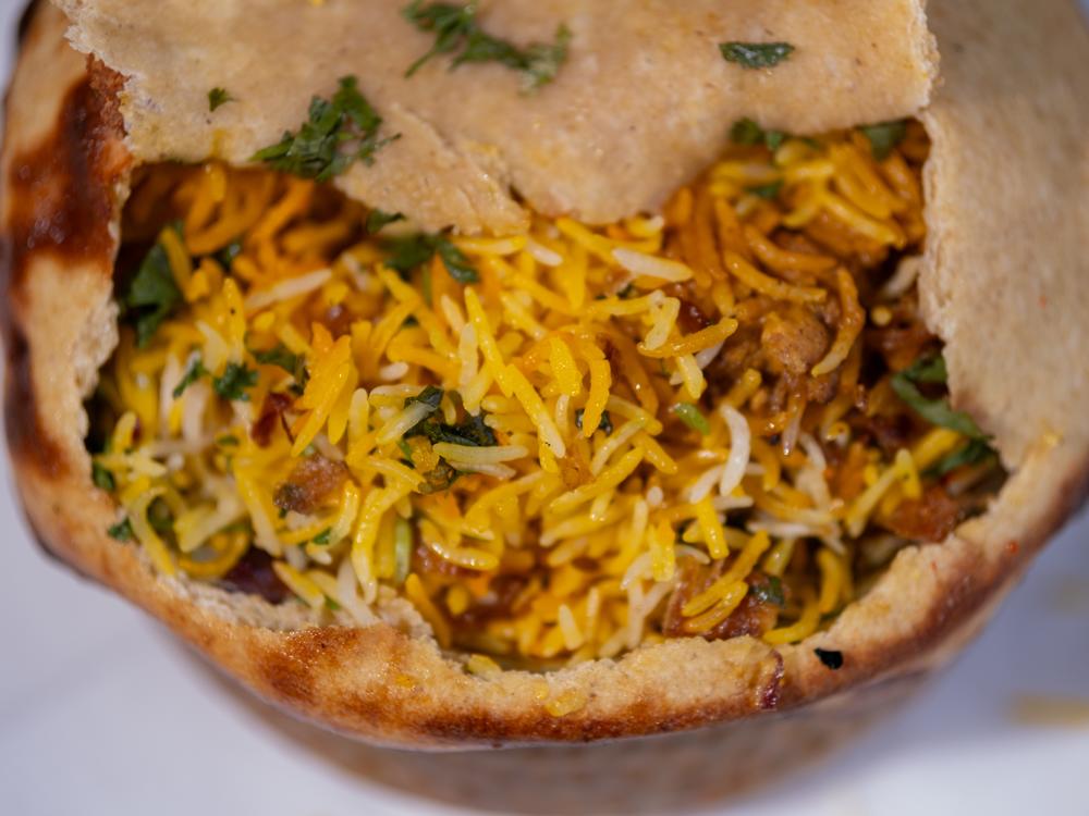 Chicken biryani at the Royale Restaurant & Bar in Carle Place, New York.
