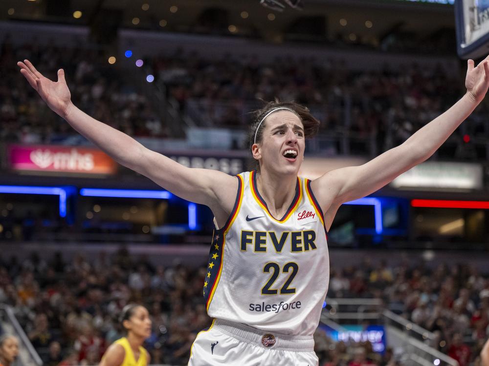 Indiana Fever guard Caitlin Clark has confirmed she didn't make Team USA's Olympic roster for the Summer Games in Paris.  She's shown here during a game Thursday, May 30, 2024, in Indianapolis. 