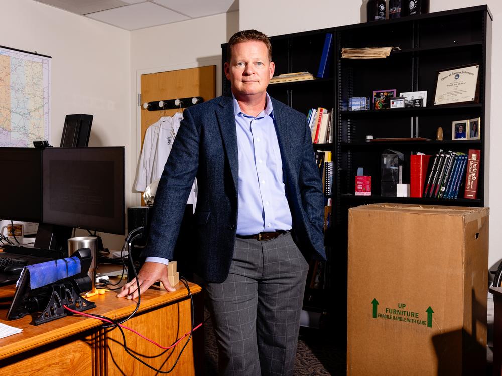 Pima County Medical Examiner Greg Hess at his office in Tucson, Ariz. Hess and another Arizona-based medical examiner are rethinking how to catalog and count heat-related deaths, a major step toward understanding the growing impacts of heat.