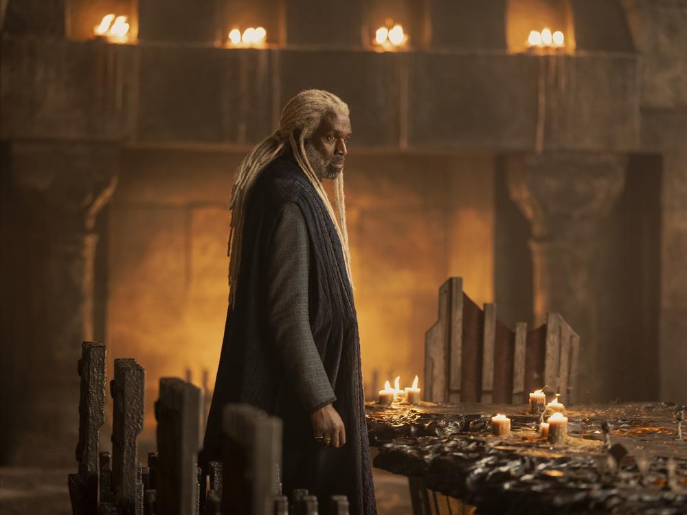 Steve Toussaint as Corlys Velaryon in Season 2 of <em>House of the Dragon.    </em>                        
