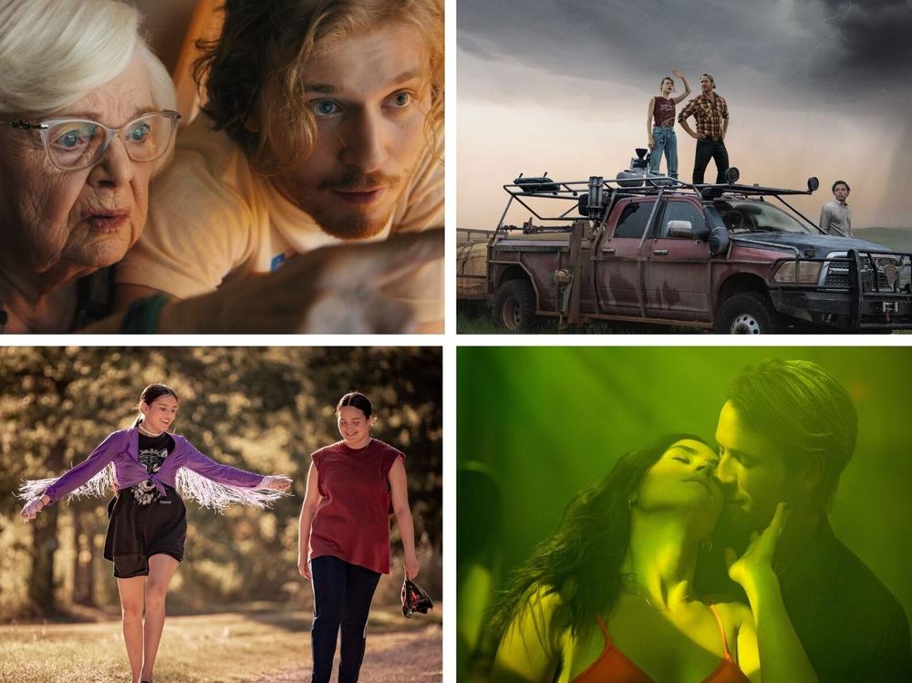  Clockwise from top left: <em>Inside Out 2</em>, <em>Thelma</em>, <em>Twisters</em>, <em>Hit Man</em>, <em>Fancy Dance </em>and<em> Beverly Hills Cop: Axel F</em>.