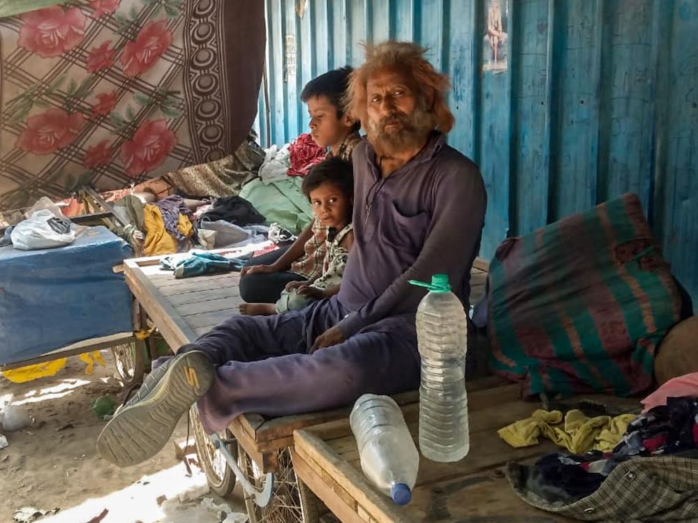 Ansar Khan, 40, whose six-month-old daughter died on late May. He blames the extreme heat.<br>