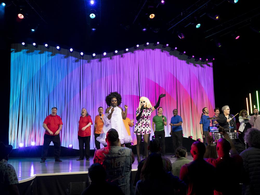 Bob The Drag Queen, Trixie Mattel, Rosie O'Donnell at The Greek Theatre for Netflix Is A Joke Fest.