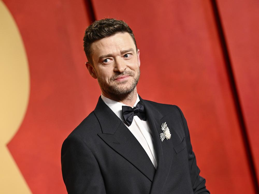 Justin Timberlake, pictured at the Vanity Fair Oscar Party in March, has been arrested for driving while intoxicated. 