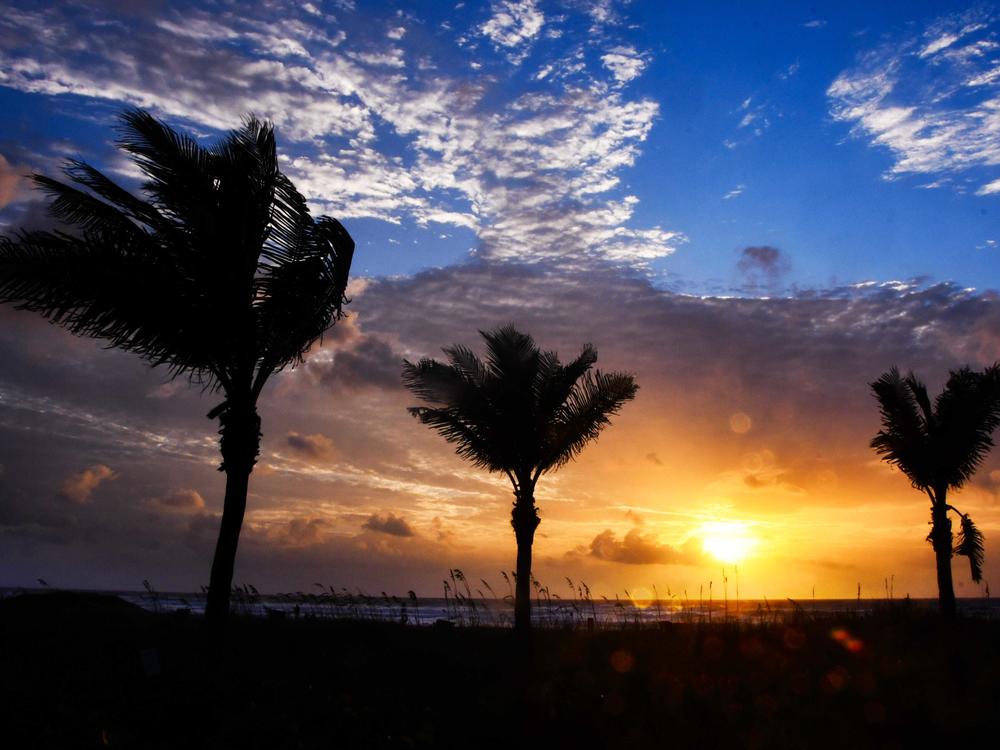 The sun rises over Florida on Thursday morning, hours ahead of the arrival of the summer solstice in the Northern Hemisphere. 