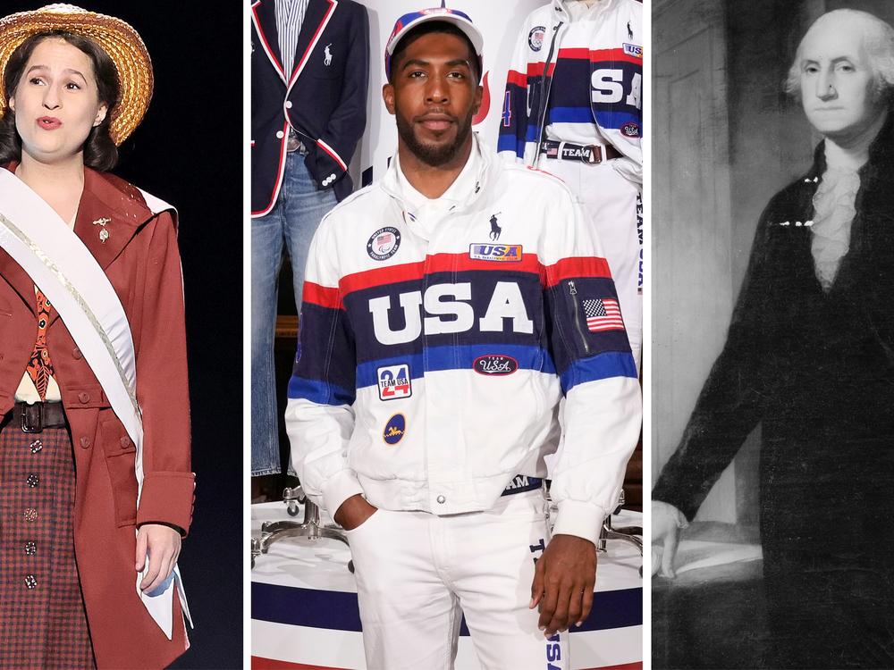Shaina Taub of <em>Suffs</em>, Team USA's Jamal Hill, former President George Washington.
