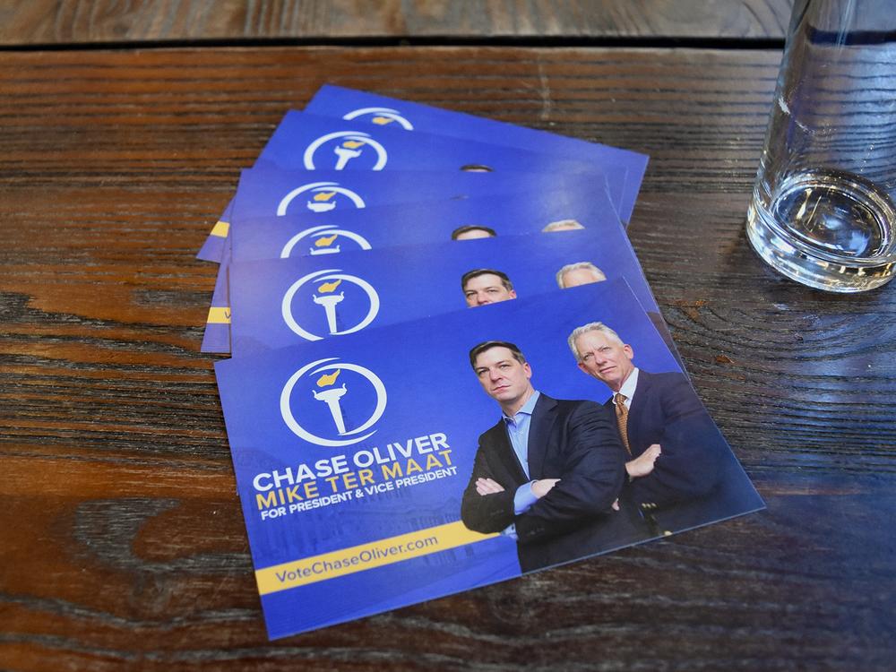 Libertarian presidential nominee Chase Oliver wants to grow the party's base of support, but is facing backlash from a reactionary wing of the party over differing social and cultural views.