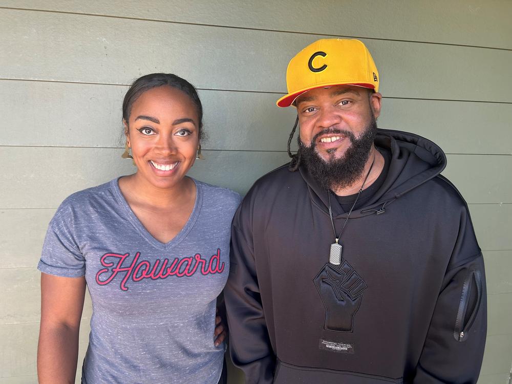  Lanett Tachel and writing partner Corey Grant. 