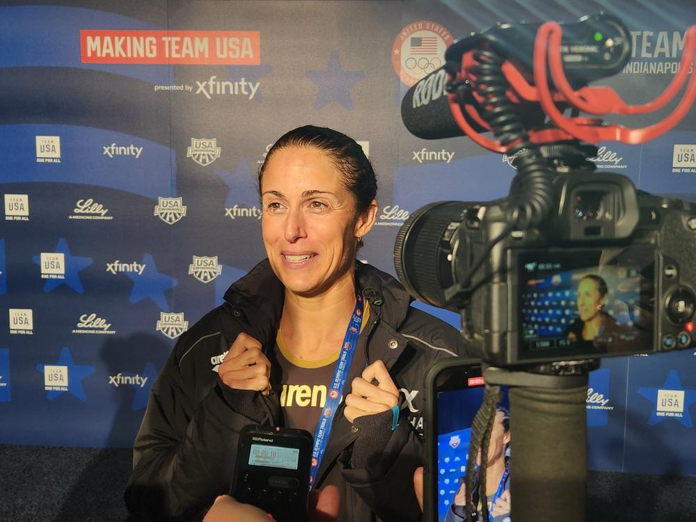  Gabrielle Rose, age 46, posted personal best times and won two preliminary heats in Indianapolis racing against swimmers half her age.  