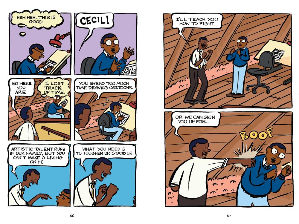 Pages from Jonathan Todd's <em>Timid. </em>