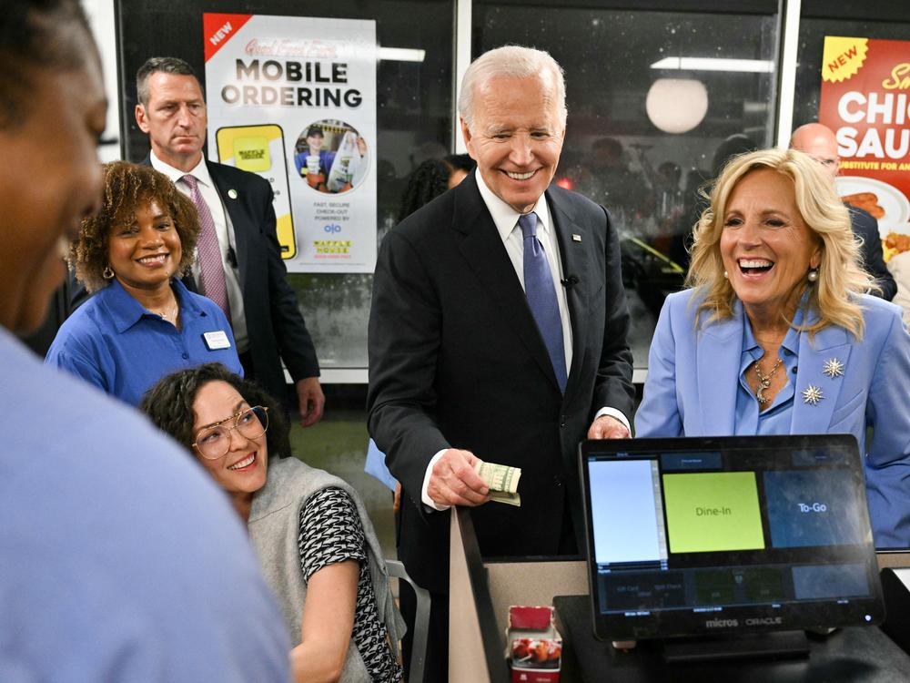 President Biden and first lady Jill Biden got an order to go from a Waffle House in Marietta, Ga., after the first presidential debate of the 2024 elections on Thursday.