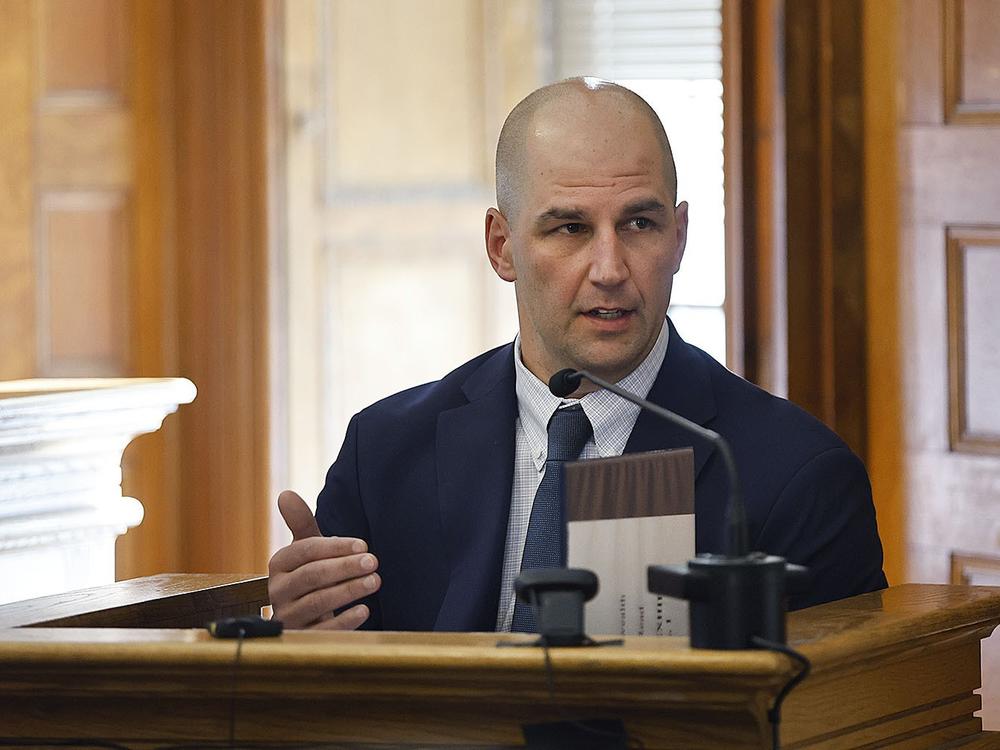 Massachusetts State Trooper Michael Proctor testifies during Karen Read's trial on June 12.
