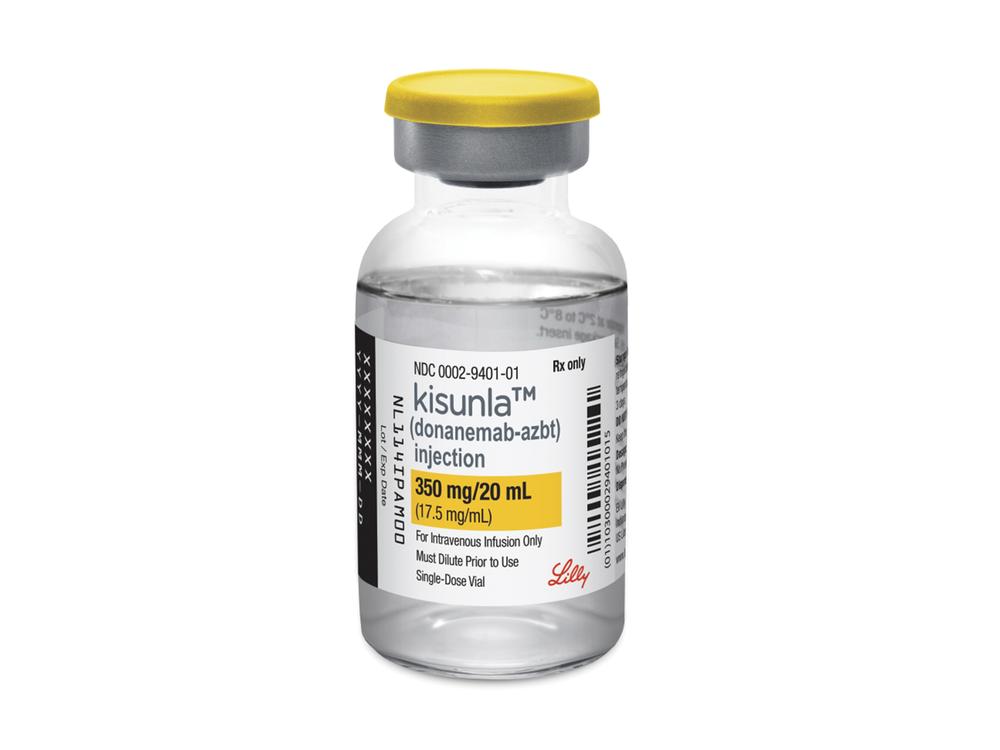 This image provided by Eli Lilly shows the company's new Alzheimer’s drug Kisunla.  The Food and Drug Administration approved Eli Lilly’s Kisunla on Tuesday for mild or early cases of dementia caused by Alzheimer’s.