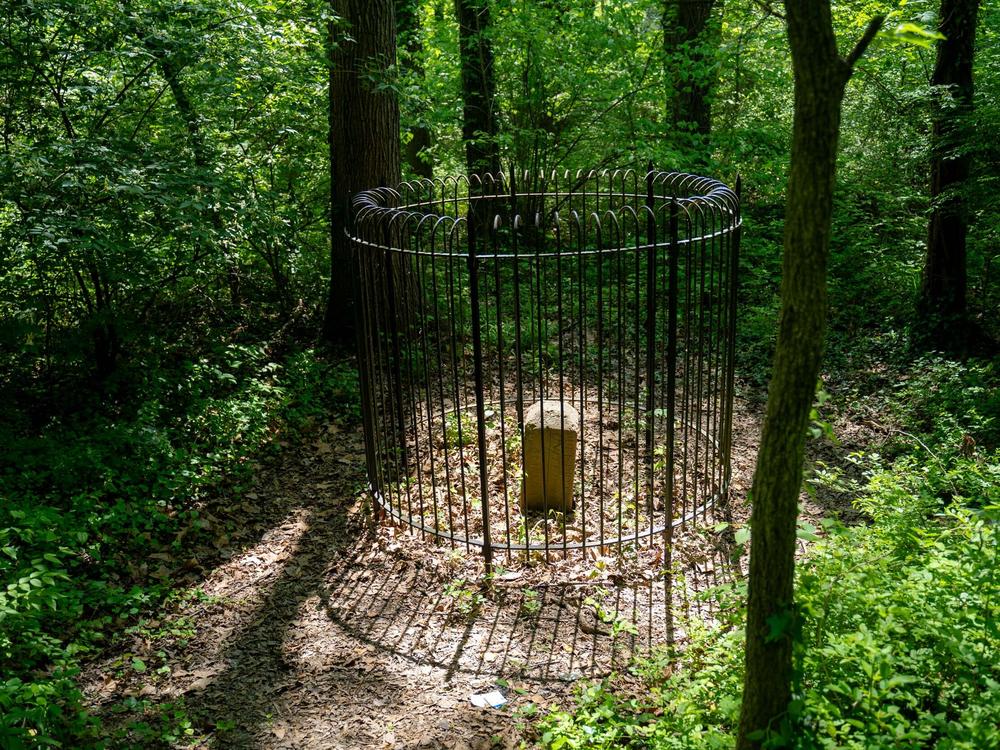  D.C.'s east cornerstone, located at the city's easternmost point, is hidden in a small patch of woods in a residential neighborhood.