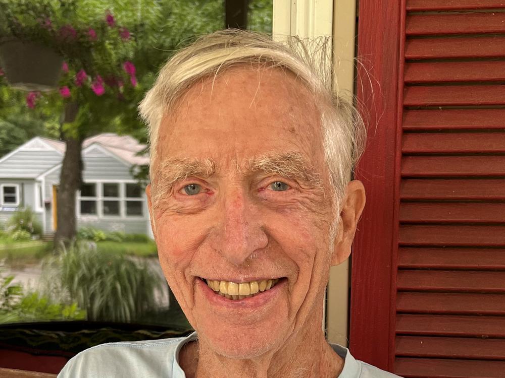  Tom Brush, 90, is a long-time Democratic voter in Ann Arbor, Mich., who thinks President Biden should step aside for the good of the party.