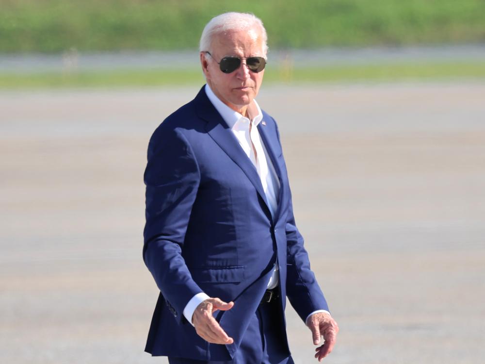 President Biden in Harrisburg, Pa., on Sunday. As lawmakers returned to Washington, Biden sent them a two-page letter telling them to stop speculating about his departure, because he's not leaving.