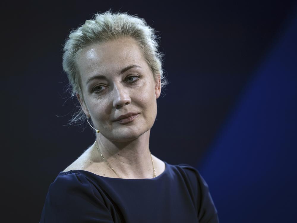 Yulia Navalnaya, widow of late Russian opposition leader Alexei Navalny, attends the 53rd St. Gallen Symposium, in St. Gallen, Switzerland, on May 3, 2024.