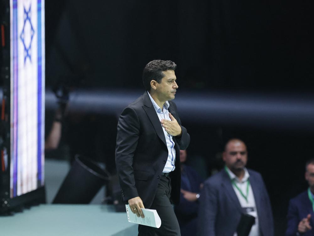 A file photo of Minister of Diaspora Affairs of Israel Amichai Chikli from May 2024. He was taking part in the Spanish far-right wing party Vox's rally 
