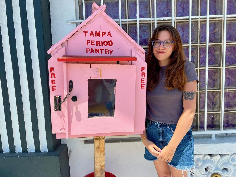 Bree Wallace founded the Tampa Period Pantry last August, placing a pink wooden box outside a salon and boutique in her neighborhood. Since then, it's grown to 10 locations around the region.<br>