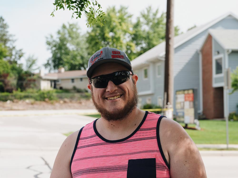 David Yuris attends the annual Lions Daze parade on Sunday morning in Sussex in Waukesha County. 