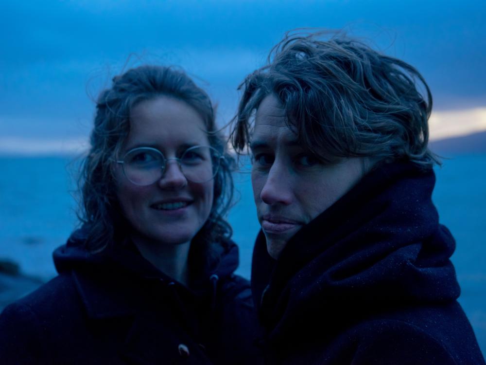 As folk duo West of Roan, Annie Schermer (left) and Channing Showalter seek the commonalities among legends, myths and folktales from diverse spots on the globe.