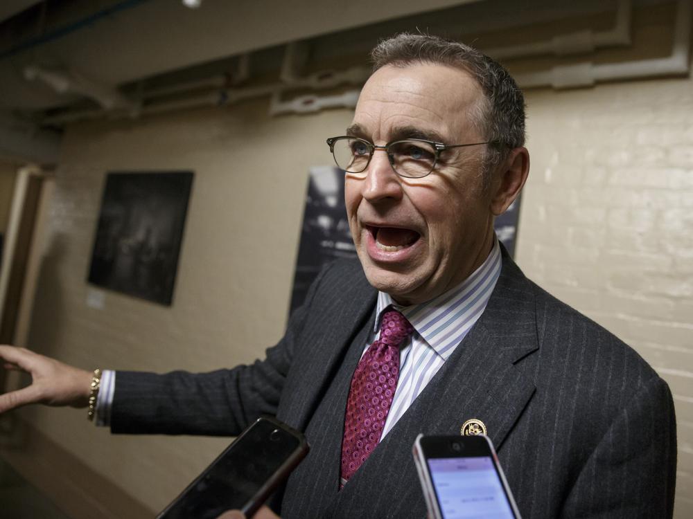 Then-Rep. Matt Salmon, R-Ariz. talks to reporters on Capitol Hill in Washington in this January 2015 file photo.