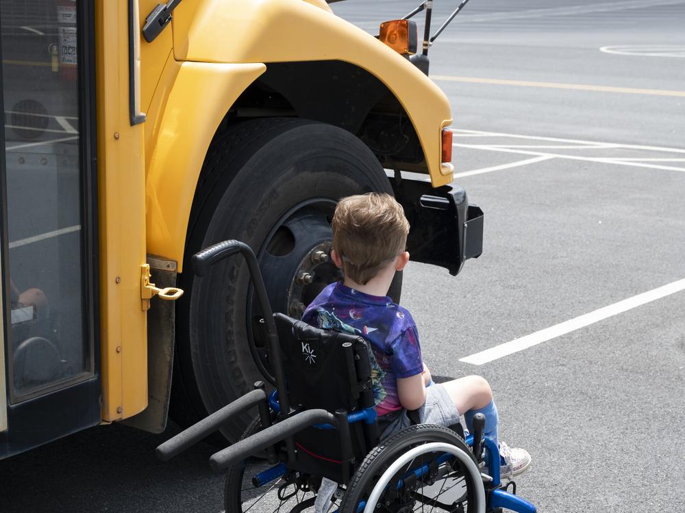 Sam’s parents are fighting for what they see as a lack of basic special education services. The district recently acquired a wheelchair-accessible bus.