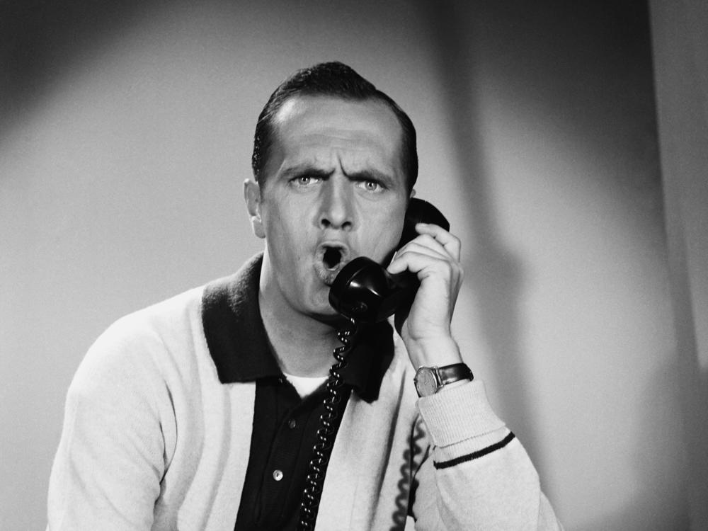 Bob Newhart played psychologist Robert Hartley in the 1970s sitcom <em>The Bob Newhart Show.</em>