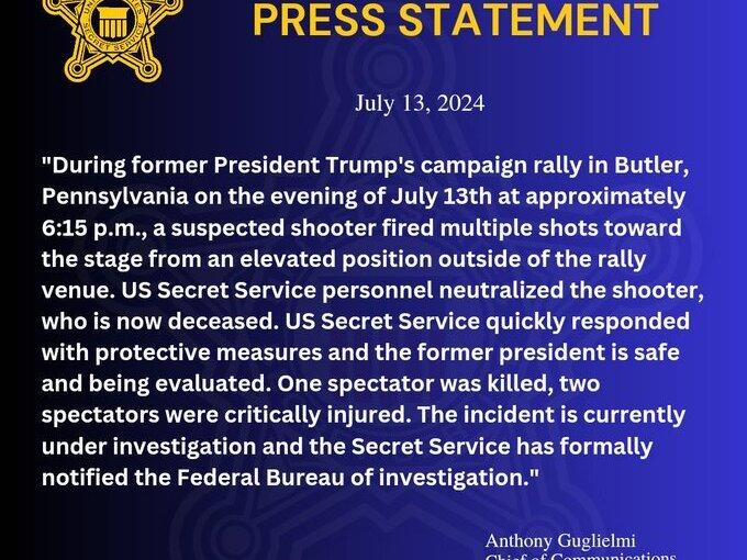  Secret Service statement