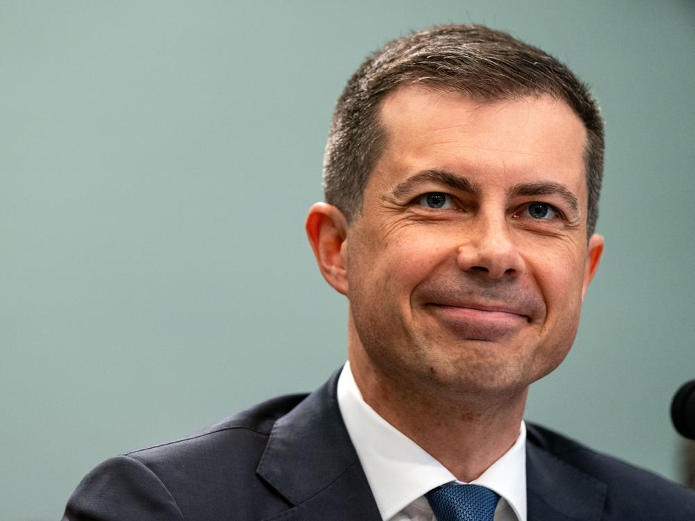 U.S. Secretary of Transportation Pete Buttigieg testifies before the Transportation, Housing and Urban Development, and Related Agencies Subcommittee of House Appropriations Committee at the Rayburn House Office building at the U.S. Capitol on April 30, 2024 in Washington, DC.