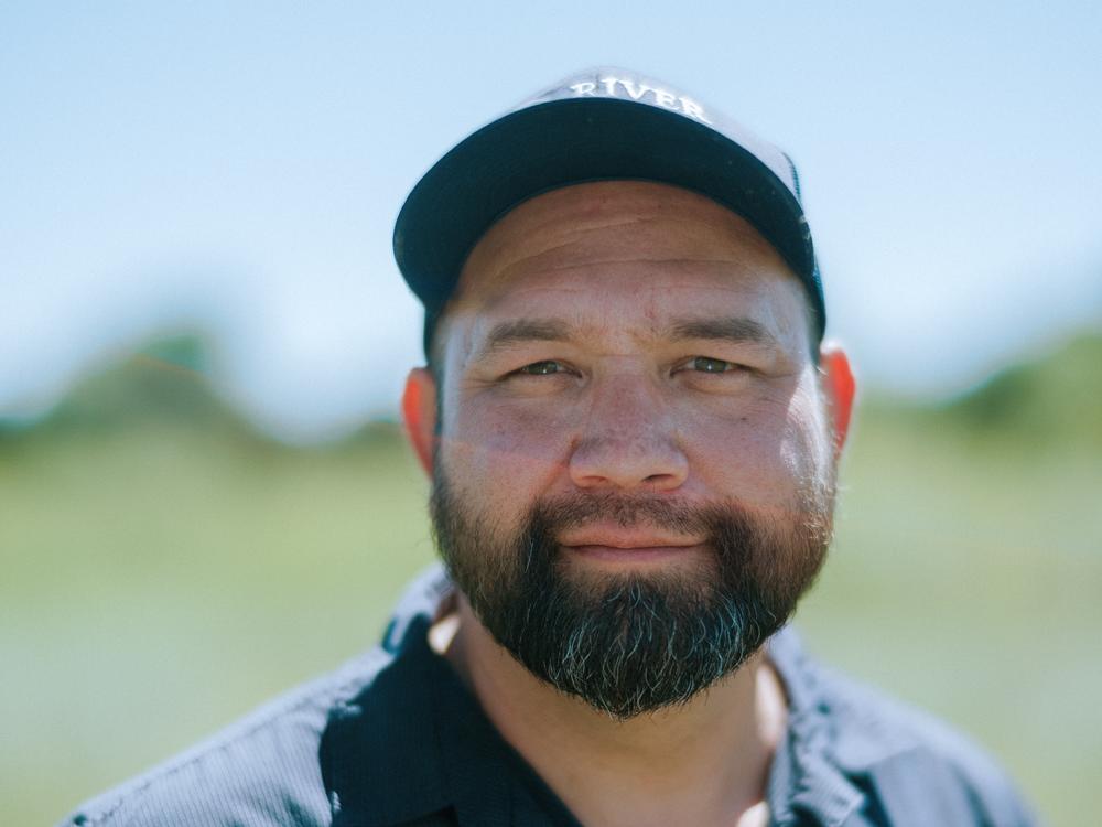 Austin Stevenot helped design the Native Use Garden at Dos Rios. He hopes the entire park will one day be a place where tribal members can go to gather plants for cultural practices.