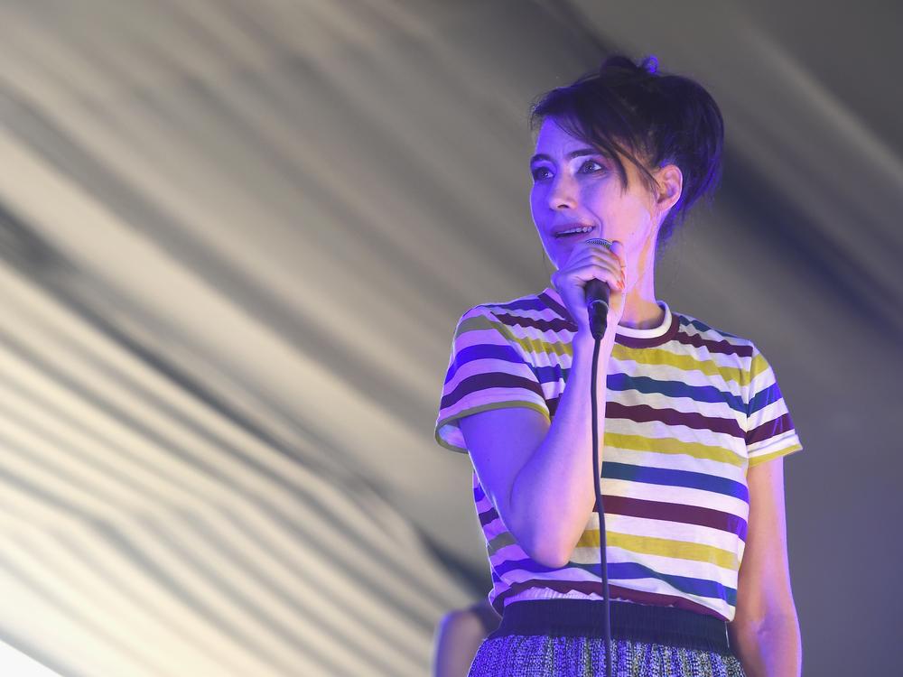 Kathleen Hanna of The Julie Ruin performs onstage at the 2016 Panorama NYC Festival - Day 2 at Randall's Island on July 23, 2016 in New York City.  (Photo by Nicholas Hunt/Getty Images)