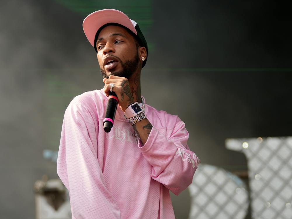 Key Glock performs on the main stage during the Broccoli City Festival at Audi Field in Washington, D.C.