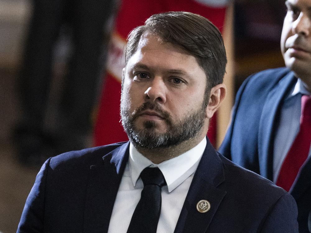 Rep. Ruben Gallego, D-Ariz., is seen here in the U.S. Capitol on July 14, 2022. 