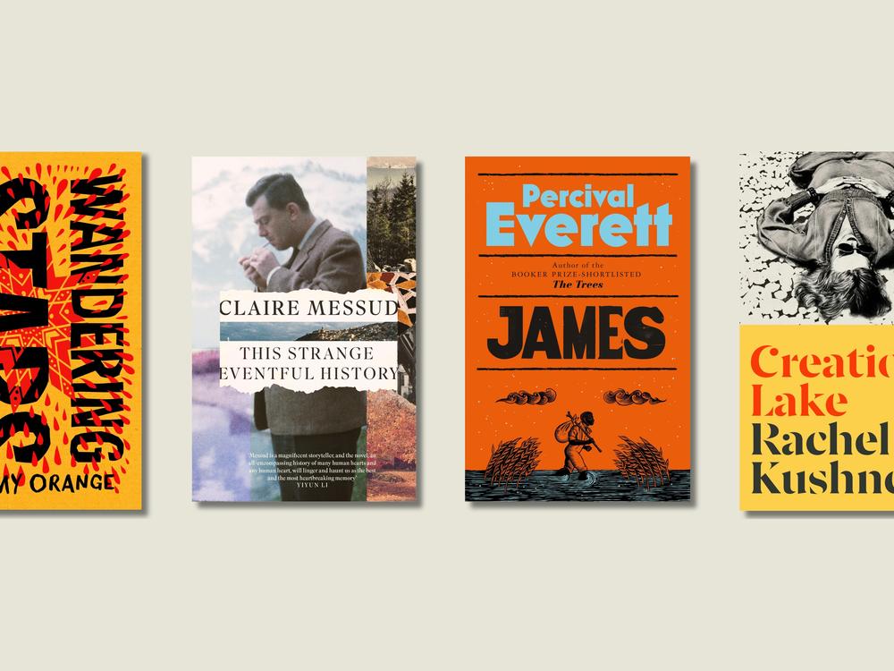  Just a few of the titles longlisted for the Booker Prize this year. 