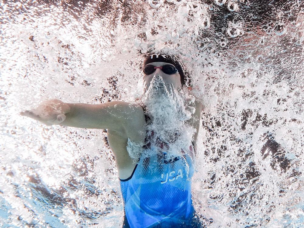Katie Ledecky, of the United States, easily won the women's 1500-meter freestyle at the 2024 Summer Olympics. With the victory, she now own the 20 fastest times in the history of the event.