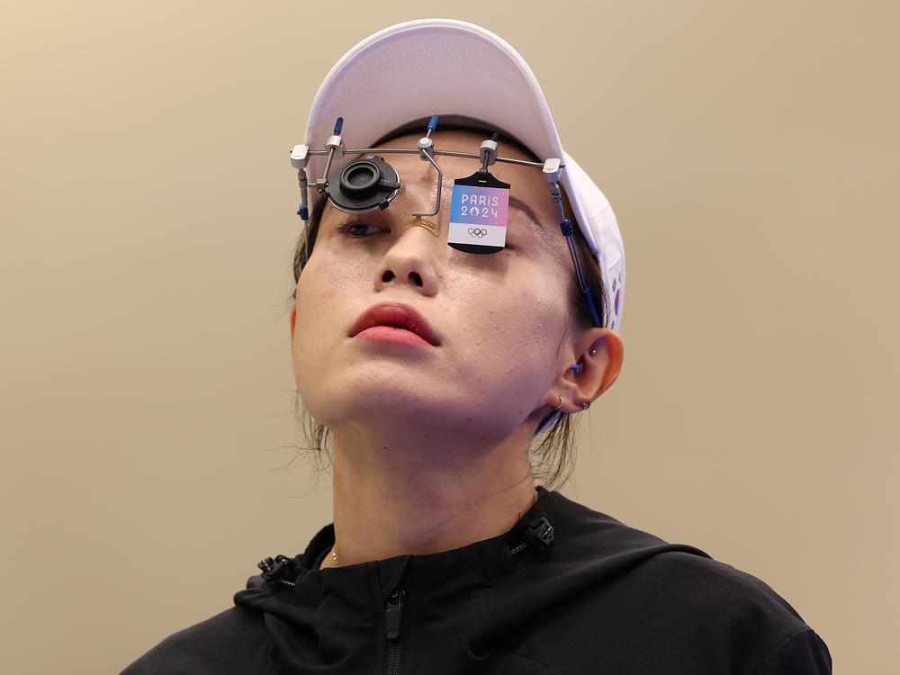  Kim Yeji at the 2024 Olympics in Paris. 