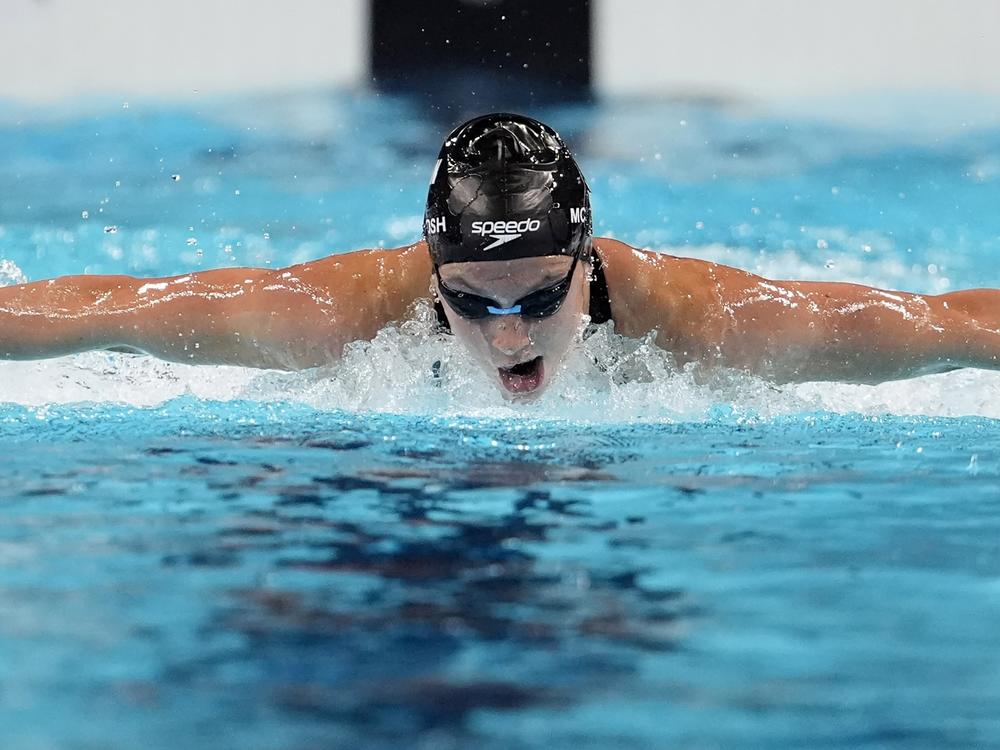 Summer McIntosh, of Canada, won yet another gold at the Paris Olympics. This time she cruised to victory in the women's 200-meter butterfly final on Thursday.