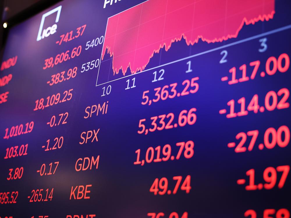 Stocks fell sharply in the U.S. and around the world on Monday.  