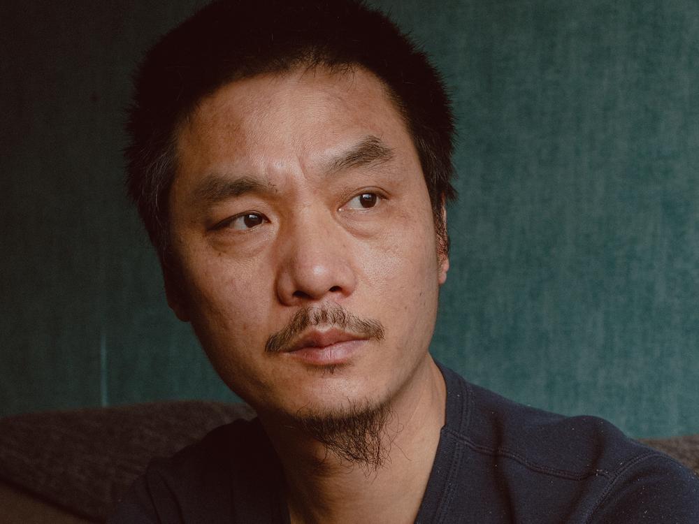 Gao Zhi, 44, a Chinese factory worker turned dissident, at his home in a small village in the Netherlands.