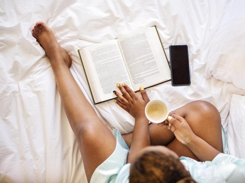 If you want to read more books, try getting in a few pages in the morning before you start your day. 