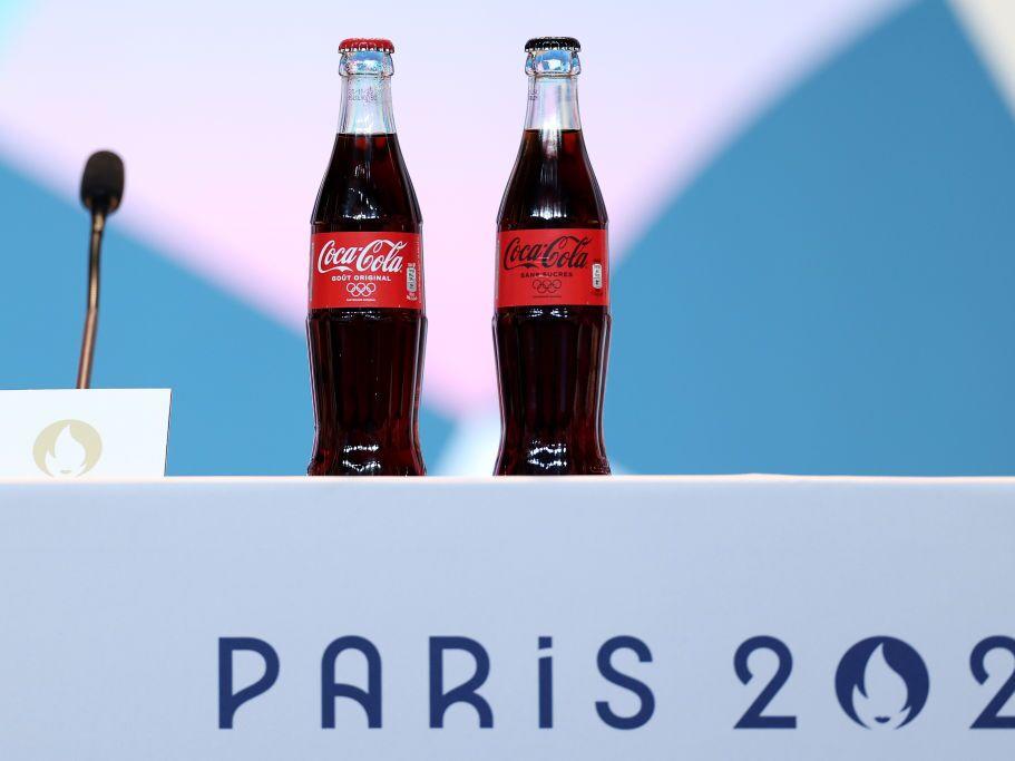 Coca-Cola is a major sponsor of the Olympics.