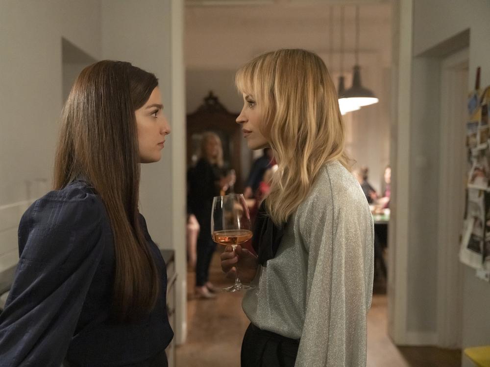 Yas (Marisa Abela) and Celeste (Katrine De Candole) in Season 2. 