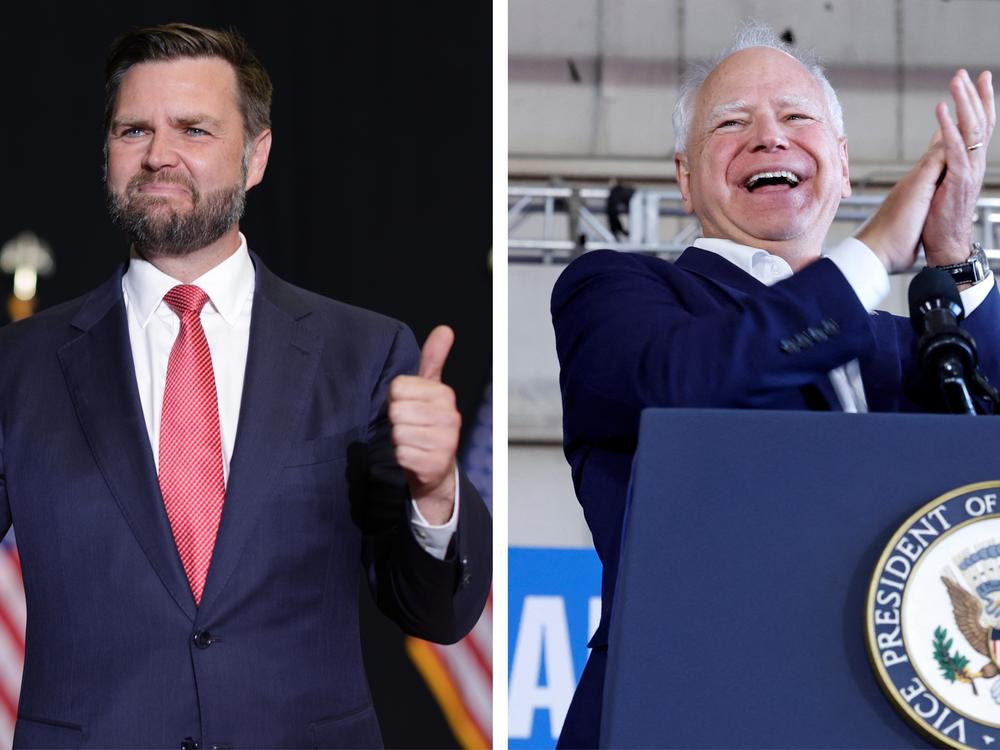 JD Vance and Tim Walz, gifts to the quiz.