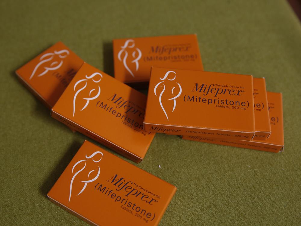 Mifepristone, a drug used in abortion care, at the MAP's office in Massachusetts.