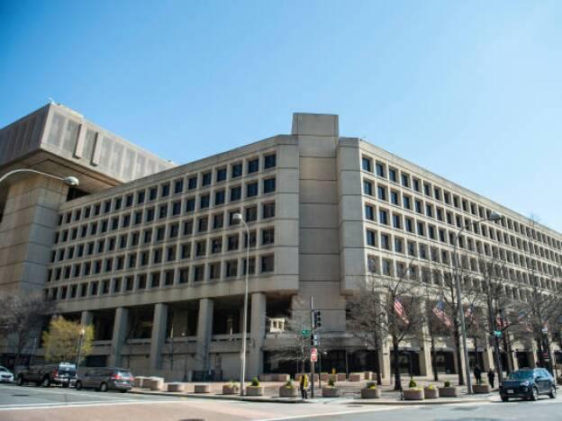The J. Edgar Hoover Building of the Federal Bureau of Investigation (FBI) is seen on April 03, 2019 in Washington, D.C.
