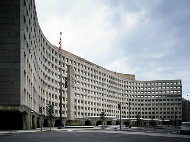 The Robert C. Weaver Federal Building, headquarters of HUD, the U.S. Department of Housing and Urban Development in Washington, D.C.