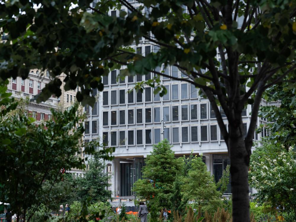 The Municipal Services Building where Andrew DiDonato works in Philadelphia.