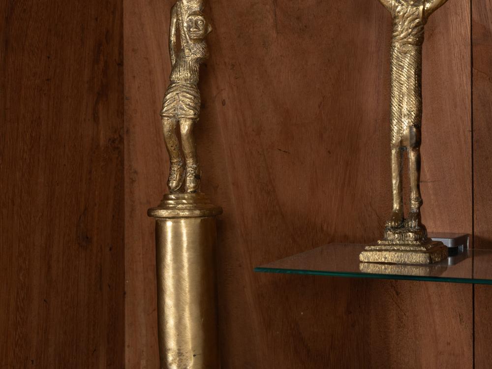 The artist commissioned new versions of Ghana's renowned sculptures for his show 
